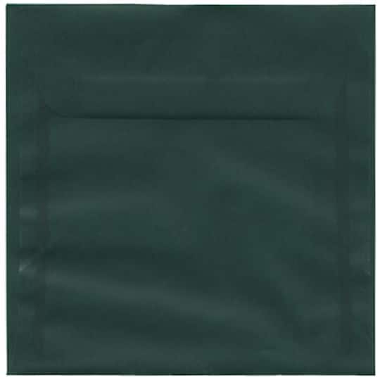 JAM Paper 6.5" x 6.5" Square Translucent Vellum Envelopes